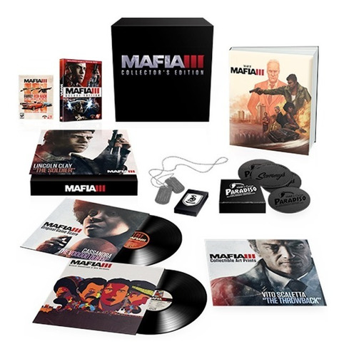 Mafia 3 Collector's Edition - Mídia Física - Ps4 - Novo