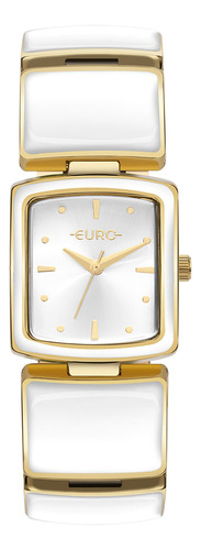 Relógio Euro Feminino Esmaltado Dourado - Eu2035ywj/4b Fundo Branco