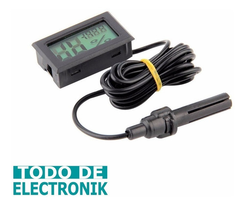 Higrómetro Termómetro Digital + Sonda Humedad Y Temperatura