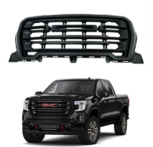 Parrilla Gmc Sierra 1500 Black Edition Midnight 2020