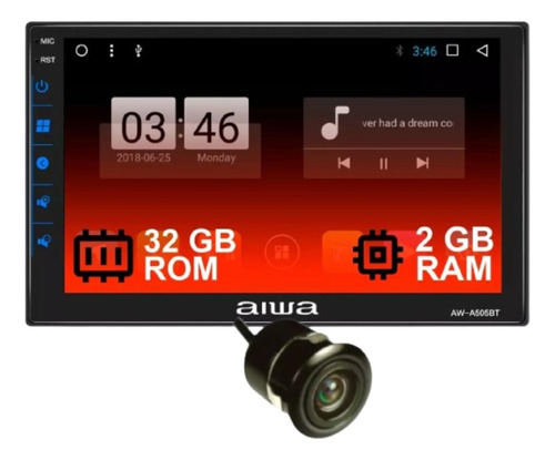 Radio Carro Aiwa Android Wifi Gps Bluetooth Pantalla 7' Hd