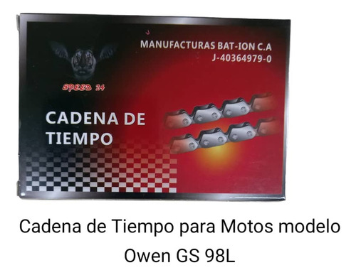 Cadena De Tiempo Para Motos Modelo Owen Gs