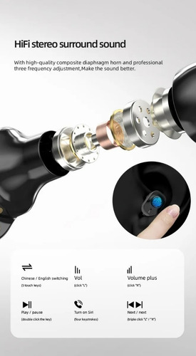 Reloj Inteligente Con Audífonos Bluetooth 2 En 1 N15