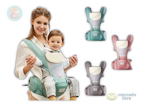 Porta Bebe Mochila Ergonómica Cangurera Bebe 6 En 1 C/babero