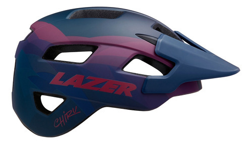 Casco de ciclismo Lazer Chiru Turnfit System Enduro MTB, color azul/rosa, talla G