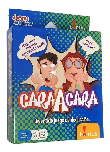 Juego De Cartas Cara A Cara Bontus Juego De Mesa