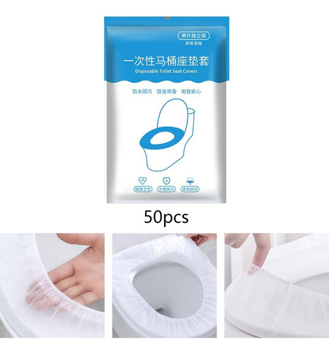 50x Funda Desechable Para Asiento Inodoro Funda Wc