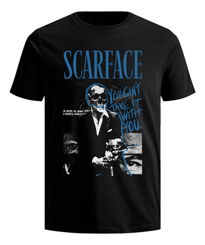 Playera Scarface Tony Monta Cara Cortada The World Is Yours