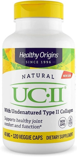 Colágeno Uc-ii Healthy Origins 40mg 120 Caps