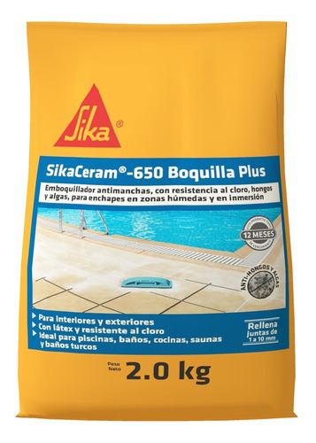 Sikaceram 650 Boquilla Plus Relleno De Juntas 1mm Hasta 10mm