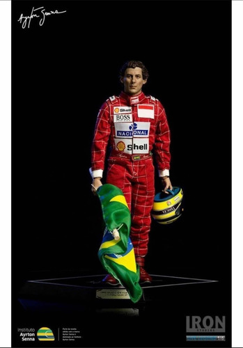 Ayrton Senna 1:6 Exclusive Version - Iron Studios Novo