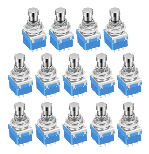 Dasertek 14 Piezas Pedal De Efecto Guitarra 3pdt Interruptor
