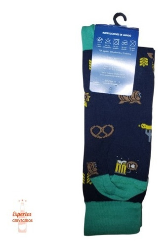 Imagen 4 de 10 de Medias Beer Festival Socks (azul)