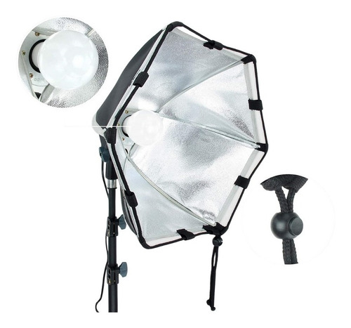 Imagen 3 de 4 de Estudio Fotográfico Soporte De Lámparas Kit De Iluminación