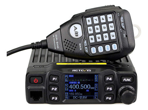 Retevis Rt95 Radio Móvil De Doble Banda, Transmisor-recept.