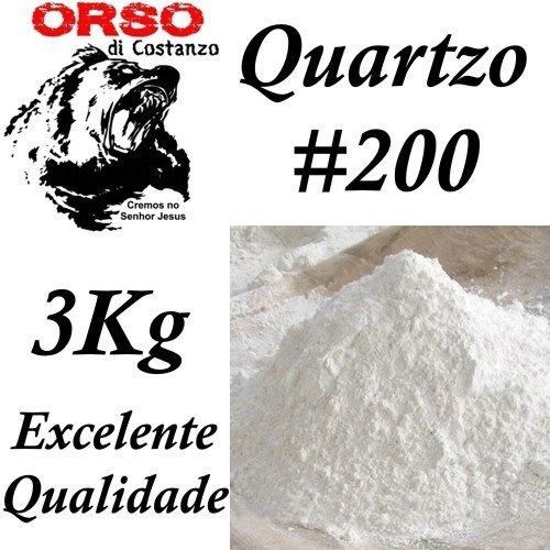 Po De Quartzo - Po Pomes - Malha 200 - Dioxido De Silicio 3k
