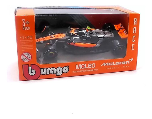 Mclaren Mcl60 2023 Lando Norris # 4 1:43 Burago
