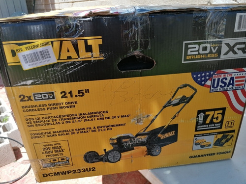Imagen 7 de 9 de Podadora De Césped Dewalt Xr 20v Dcmwp233 Nueva