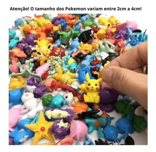 Pokémon Kit 48 Miniaturas Sem Repetições - Brinquedo Coleção