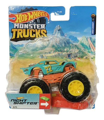 Hotwheels Monster Trucks Night Shifter Fyj44 - Mattel 