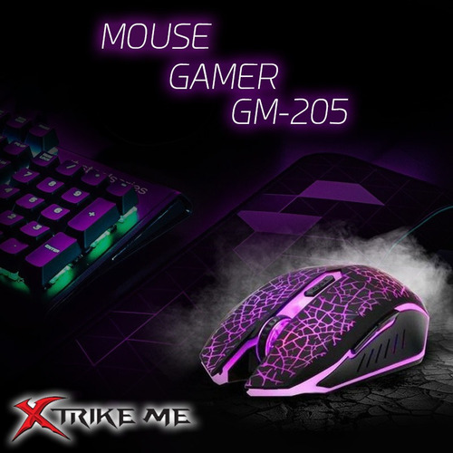 Imagen 6 de 7 de Mouse Gamer Xtrike Me Gm-205