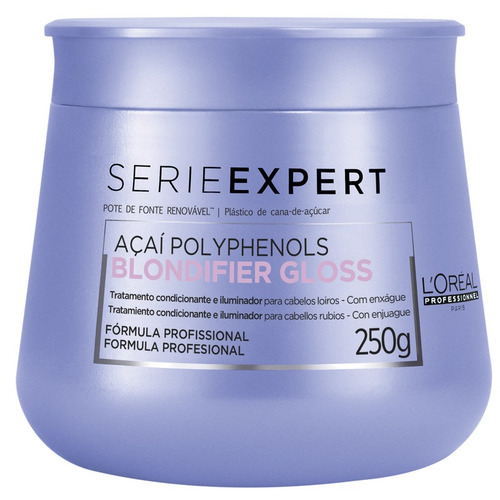 Imagem 1 de 1 de Máscara L'oréal Professionnel Blondifier Gloss - 250 G