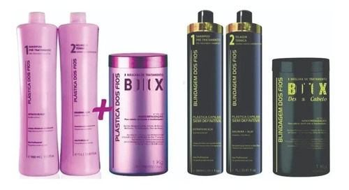 Combo Shampoo +semi Definitiva +shampoo + Progresivo + Botox