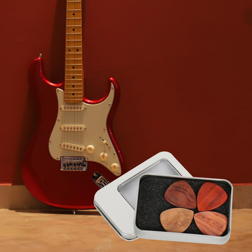 Shaoke 4x Púas De Guitarra Eléctrica, Púas De , Tono Cálido