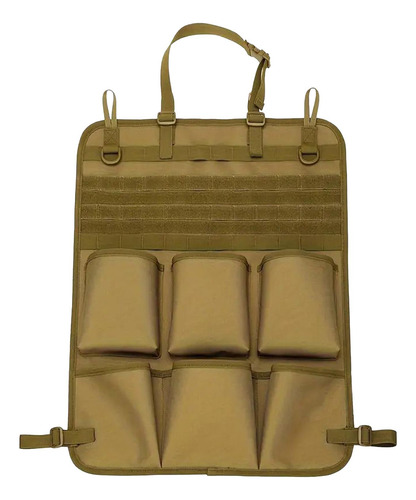 Organizador Genérico Para Asiento Trasero De Coche, Caqui