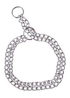Collar De Ahogo Doble Para Perros De 3 Mm X 70 Cms