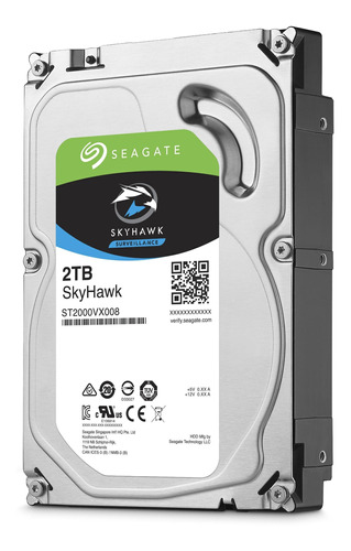 Disco Rigido 2t Seagate 3.5 Skyhawk (st2000vx008)