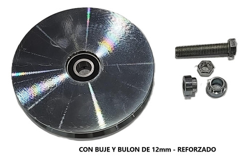 Rueda Acero Portón Corredizo 160mm Con Ruleman Inomax