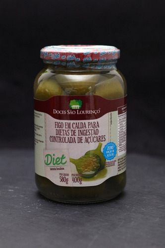 Imagem 2 de 3 de Figo Em Calda Diet Sao Lourenco 400g