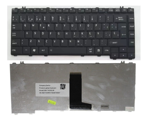 Teclado Negro Para Toshiba Satellite A200 M315 M507