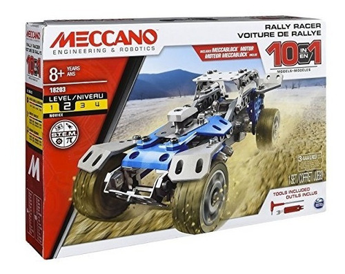 Meccano 10m Conjunto Motorizado De Construcción De Coches