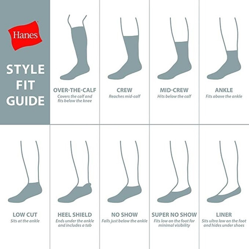 Hanes Calcetines Para Mujer Paquete Con 6 Pares