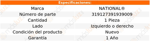 1- Retén Rueda Izq/der Regal V8 5.7l 81/83 National