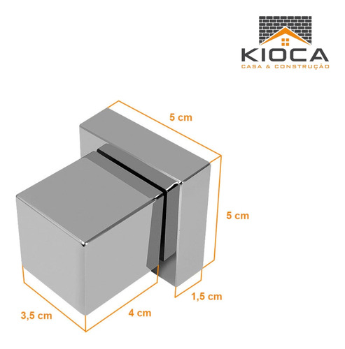 Kit Base Misturador Deca + Acabamento Cromado Abs