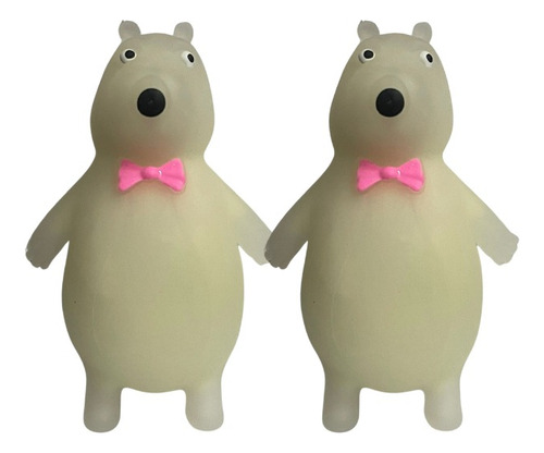 Juguete Squishy Sensorial Oso Antiestress Pack 2