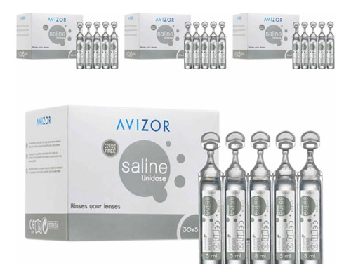 Avizor Saline Monodosis Solución Salina - mL a $399
