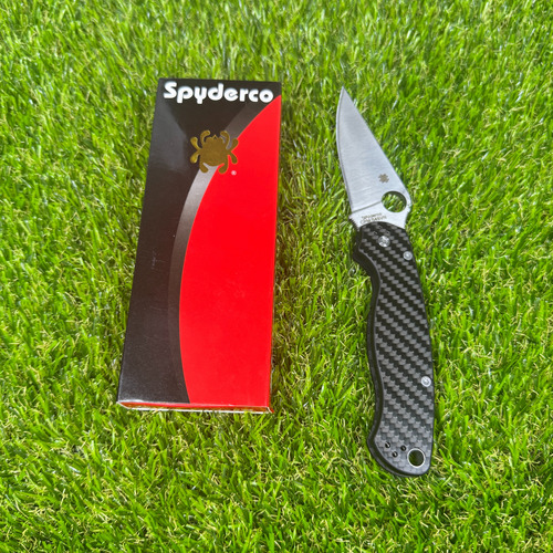Canivete Spyderco C81 Drop Point Cpm-s45vn Carbon Fiber