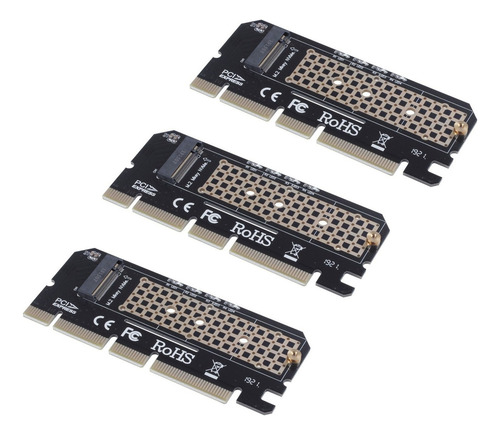 3 Adaptadores M.2 Nvme Ssd Ngff A Pcie 3.0 X16 Tamaño M.2 Fu