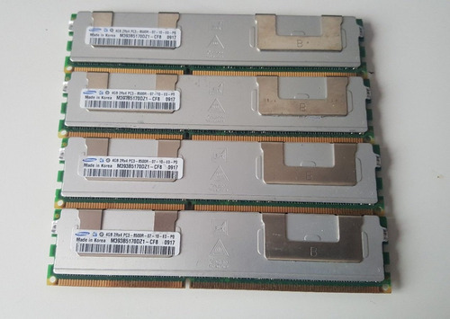 Hp 16gb 4 X 4gb 2rx4 Pc3-8500r Reg Ecc Servidor Ram