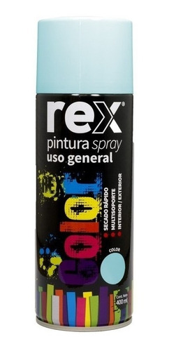 Pintura En Spray Aerosol Celeste 400ml Rex Rex60004 *ub*