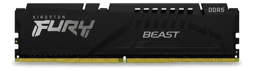 Memória Ram Kingston Fury Beast , 1 X 16 Gb , Ddr5 5200 Mhz