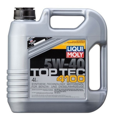 Liqui Moly Top Tec 4100 5w40 Sintetico X 4 Lts