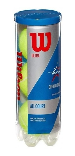 Tubo X3 Pelotas Wilson Ultra All Court Tenis - Olivos