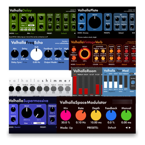 Valhalla Dsp Bundle Atualizado - Plugin Vst (win)