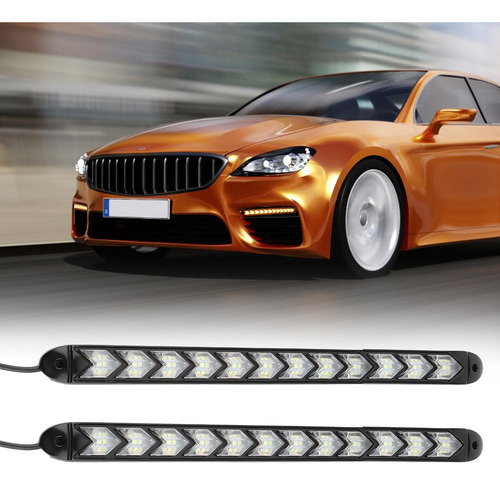 Flecha Flecha Drl Para Coche, Flexible E Impermeable, 2 Unid