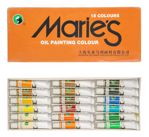 Oleo En Tubos 18 Colores Marie's 